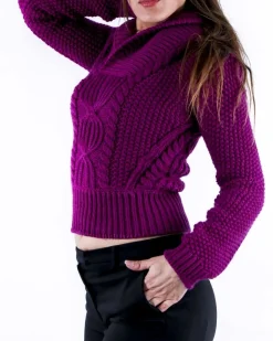 La Piscine Paris Pull en laine tressé Dsquared2*Femme Pulls & Cardigans
