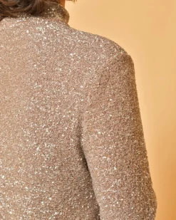 La Piscine Paris Pull en maille à paillettes Fabiana Filippi*Femme Pulls & Cardigans