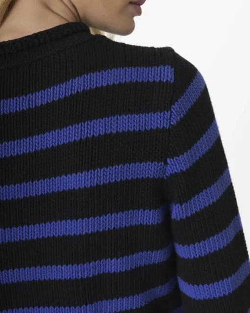 La Piscine Paris Pull en maille à rayures L'Edition*Femme Pulls & Cardigans