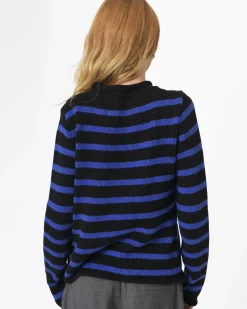 La Piscine Paris Pull en maille à rayures L'Edition*Femme Pulls & Cardigans