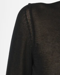 La Piscine Paris Pull en maille manches asymétriques Isabel Benenato*Femme Pulls & Cardigans