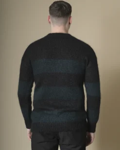 La Piscine Paris Pull en mohair bleu et Isabel Benenato*Homme Pulls & Gilets