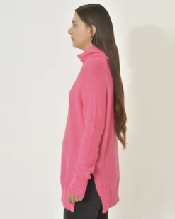 La Piscine Paris Pull en mohair mélangé à col roulé Emma White*Femme Pulls & Cardigans