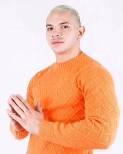 La Piscine Paris Pull en mérinos à motif géométrique Daniele Fiesoli*Homme Pulls & Gilets