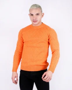 La Piscine Paris Pull en mérinos à motif géométrique Daniele Fiesoli*Homme Pulls & Gilets