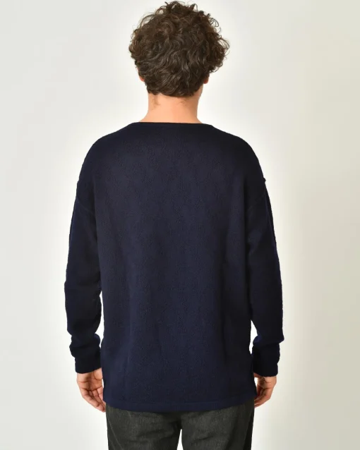 La Piscine Paris Pull en mérinos texturé Ixos*Homme Pulls & Gilets