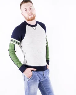 La Piscine Paris Pull chiné à détails colorés Dsquared2*Homme Pulls & Gilets