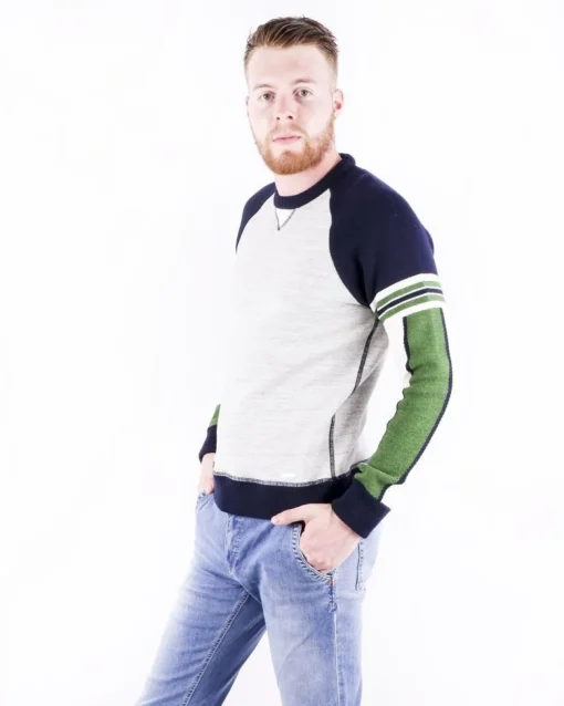 La Piscine Paris Pull chiné à détails colorés Dsquared2*Homme Pulls & Gilets