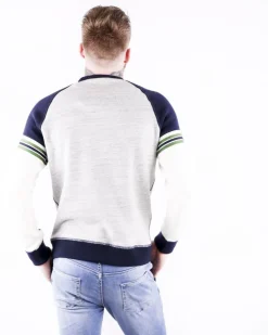 La Piscine Paris Pull chiné à détails colorés Dsquared2*Homme Pulls & Gilets