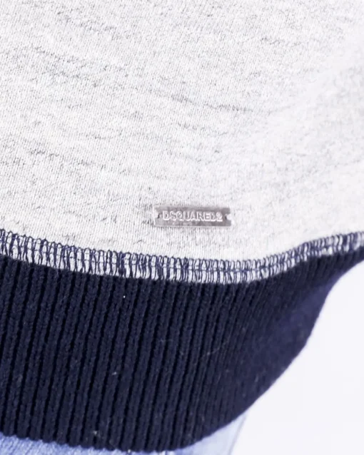 La Piscine Paris Pull chiné à détails colorés Dsquared2*Homme Pulls & Gilets