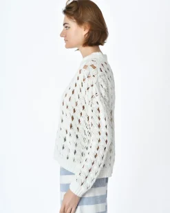 La Piscine Paris Pull maille ajourée Alexander Mcqueen*Femme Pulls & Cardigans