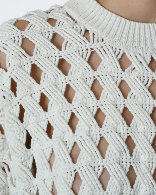 La Piscine Paris Pull maille ajourée Alexander Mcqueen*Femme Pulls & Cardigans