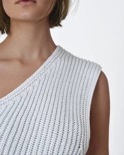 La Piscine Paris Pull maille épaisse asymétrique Isabel Benenato*Femme Pulls & Cardigans