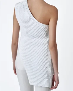 La Piscine Paris Pull maille épaisse asymétrique Isabel Benenato*Femme Pulls & Cardigans