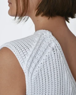 La Piscine Paris Pull maille épaisse asymétrique Isabel Benenato*Femme Pulls & Cardigans