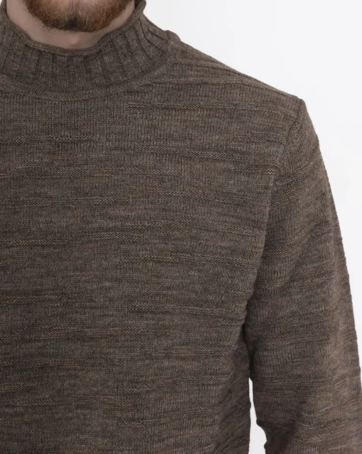 La Piscine Paris Pull col cheminée en laine Vneck*Homme Pulls & Gilets