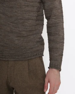 La Piscine Paris Pull col cheminée en laine Vneck*Homme Pulls & Gilets
