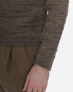 La Piscine Paris Pull col cheminée en laine Vneck*Homme Pulls & Gilets