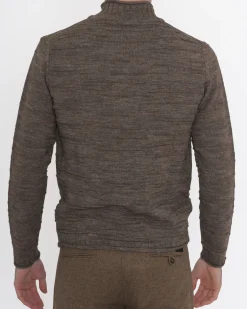 La Piscine Paris Pull col cheminée en laine Vneck*Homme Pulls & Gilets