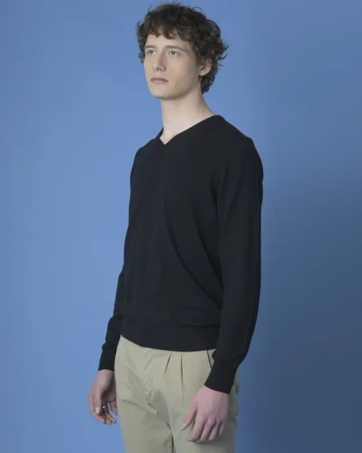 La Piscine Paris Pull à coudières Vneck*Homme Pulls & Gilets