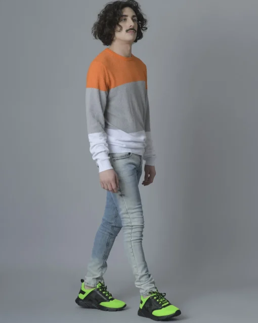 La Piscine Paris Pull tricolore Woolgroup*Homme Pulls & Gilets
