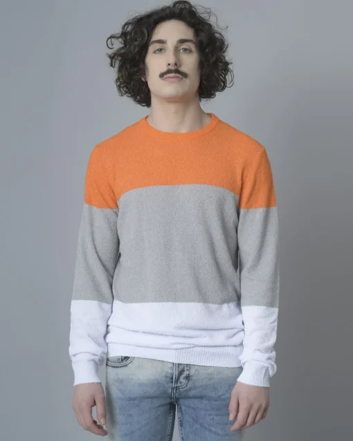 La Piscine Paris Pull tricolore Woolgroup*Homme Pulls & Gilets