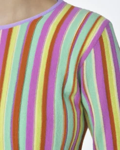 La Piscine Paris Pull rayé multicolore Forte Forte*Femme Pulls & Cardigans