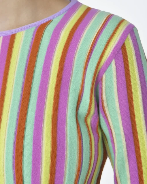La Piscine Paris Pull rayé multicolore Forte Forte*Femme Pulls & Cardigans
