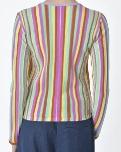 La Piscine Paris Pull rayé multicolore Forte Forte*Femme Pulls & Cardigans