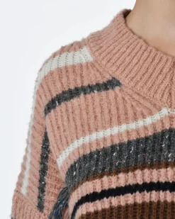La Piscine Paris Pull à rayures col en v Maison Flâneur*Femme Pulls & Cardigans