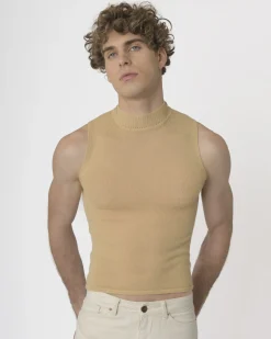 La Piscine Paris Pull sans manches en cachemire 120% Lino*Homme Pulls & Gilets
