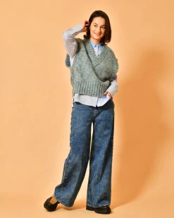 La Piscine Paris Pull sans manches en laine mélangée Chloé Stora*Femme Pulls & Cardigans