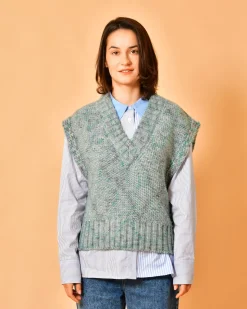 La Piscine Paris Pull sans manches en laine mélangée Chloé Stora*Femme Pulls & Cardigans