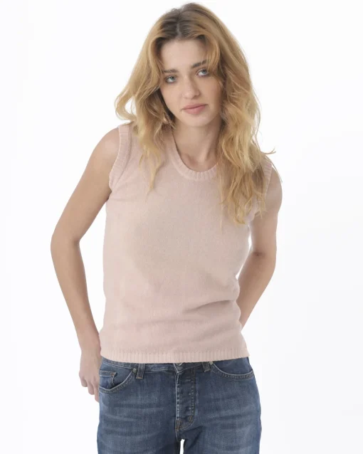 La Piscine Paris Pull sans manches en laine 120% Lino*Femme Pulls & Cardigans
