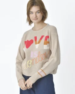 La Piscine Paris Pull-over "Love is wonder" Forte Forte*Femme Pulls & Cardigans