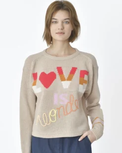 La Piscine Paris Pull-over "Love is wonder" Forte Forte*Femme Pulls & Cardigans