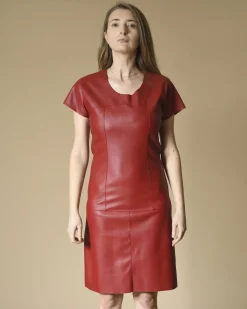 La Piscine Paris Robe à col rond ceinturée Jijil*Femme Robes
