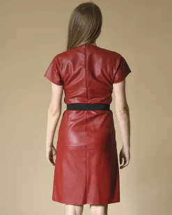 La Piscine Paris Robe à col rond ceinturée Jijil*Femme Robes