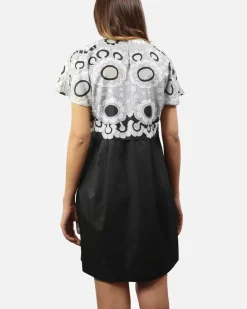 La Piscine Paris Robe à empiècement fleuris noir et Gaowei Xinzhan (GX)*Femme Robes