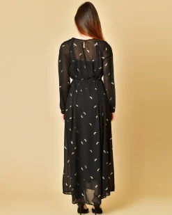 La Piscine Paris Robe à imprimés plumes Chemins Blancs*Femme Robes