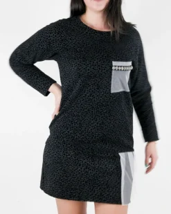 La Piscine Paris Robe à motifs velours s et tulle blanche Jijil*Femme Robes