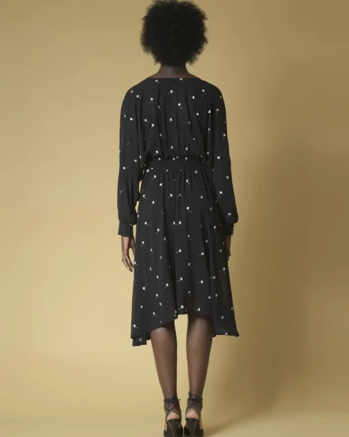 La Piscine Paris Robe à plis et broderies fleuries Idano*Femme Robes