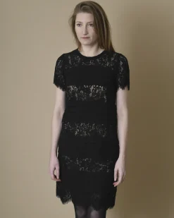 La Piscine Paris Robe à plis et dentelle Edward Achour*Femme Robes