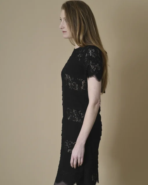 La Piscine Paris Robe à plis et dentelle Edward Achour*Femme Robes