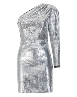 La Piscine Paris Robe à sequin argent brodés de pierres*Femme Robes