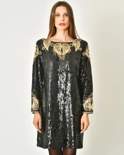 La Piscine Paris Robe à sequins et broderies Clips*Femme Robes