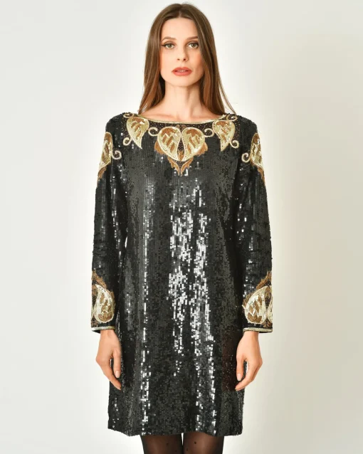 La Piscine Paris Robe à sequins et broderies Clips*Femme Robes