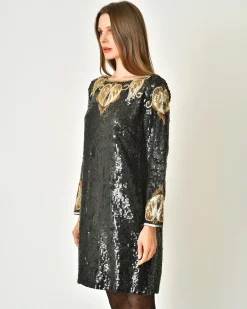 La Piscine Paris Robe à sequins et broderies Clips*Femme Robes