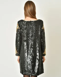 La Piscine Paris Robe à sequins et broderies Clips*Femme Robes