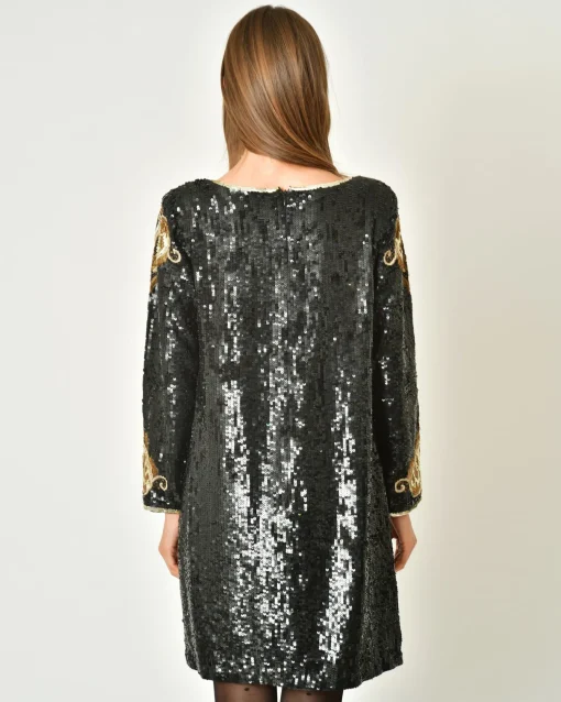 La Piscine Paris Robe à sequins et broderies Clips*Femme Robes